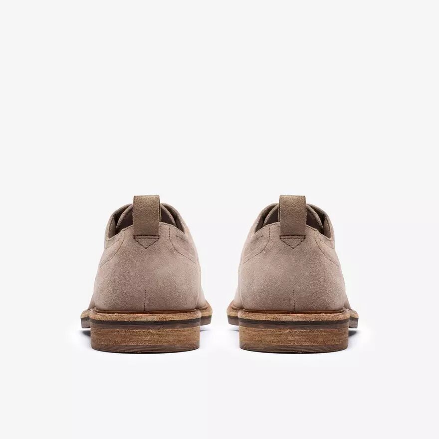 Aldwin Lace grå ruskinds-Oxfords til mænd Aldwin Lace grå ruskinds-Oxfords til mænd