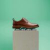 Aldwin Lace Oxfords i tanfarvet læder til mænd Aldwin Lace Oxfords i tanfarvet læder til mænd