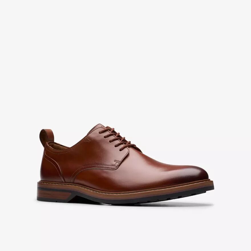 Aldwin Lace Oxfords i tanfarvet læder til mænd Aldwin Lace Oxfords i tanfarvet læder til mænd