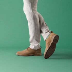 Aldwin Lace tanfarvede ruskinds-Oxfords til herre