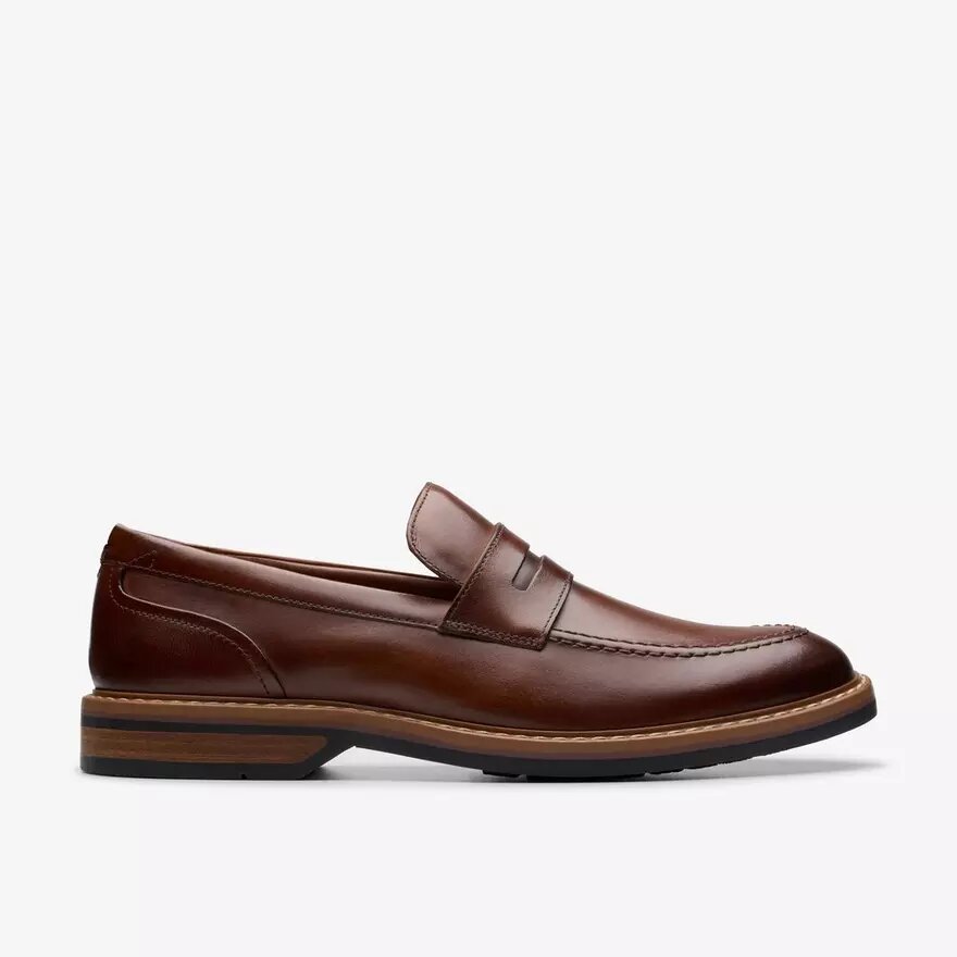 Aldwin Step Mid Loafers til mænd i tanfarvet læder Aldwin Step Mid Loafers til mænd i tanfarvet læder