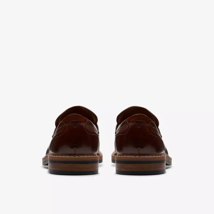 Aldwin Step Mid Loafers til mænd i tanfarvet læder Aldwin Step Mid Loafers til mænd i tanfarvet læder