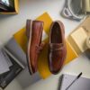Aldwin Step Mid Loafers til mænd i tanfarvet læder Aldwin Step Mid Loafers til mænd i tanfarvet læder