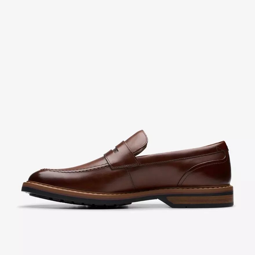 Aldwin Step Mid Loafers til mænd i tanfarvet læder Aldwin Step Mid Loafers til mænd i tanfarvet læder