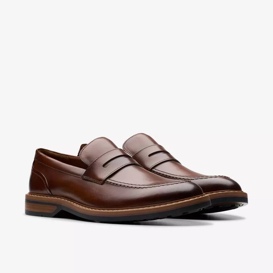 Aldwin Step Mid Loafers til mænd i tanfarvet læder Aldwin Step Mid Loafers til mænd i tanfarvet læder