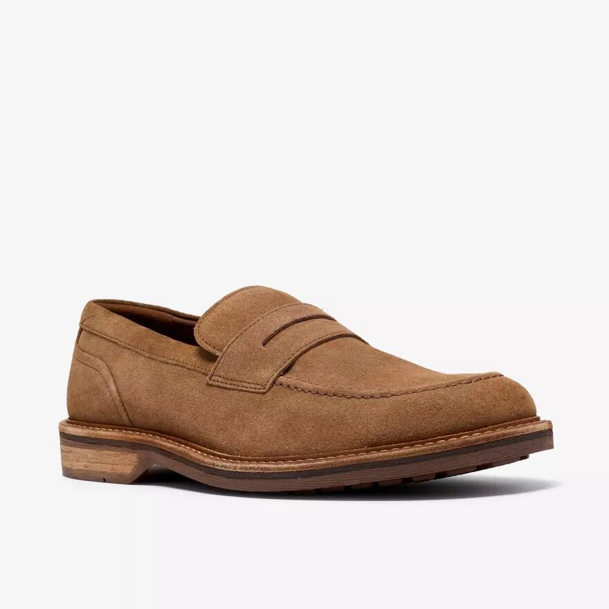 Aldwin Step Tan ruskindsloafers til mænd Aldwin Step Tan ruskindsloafers til mænd