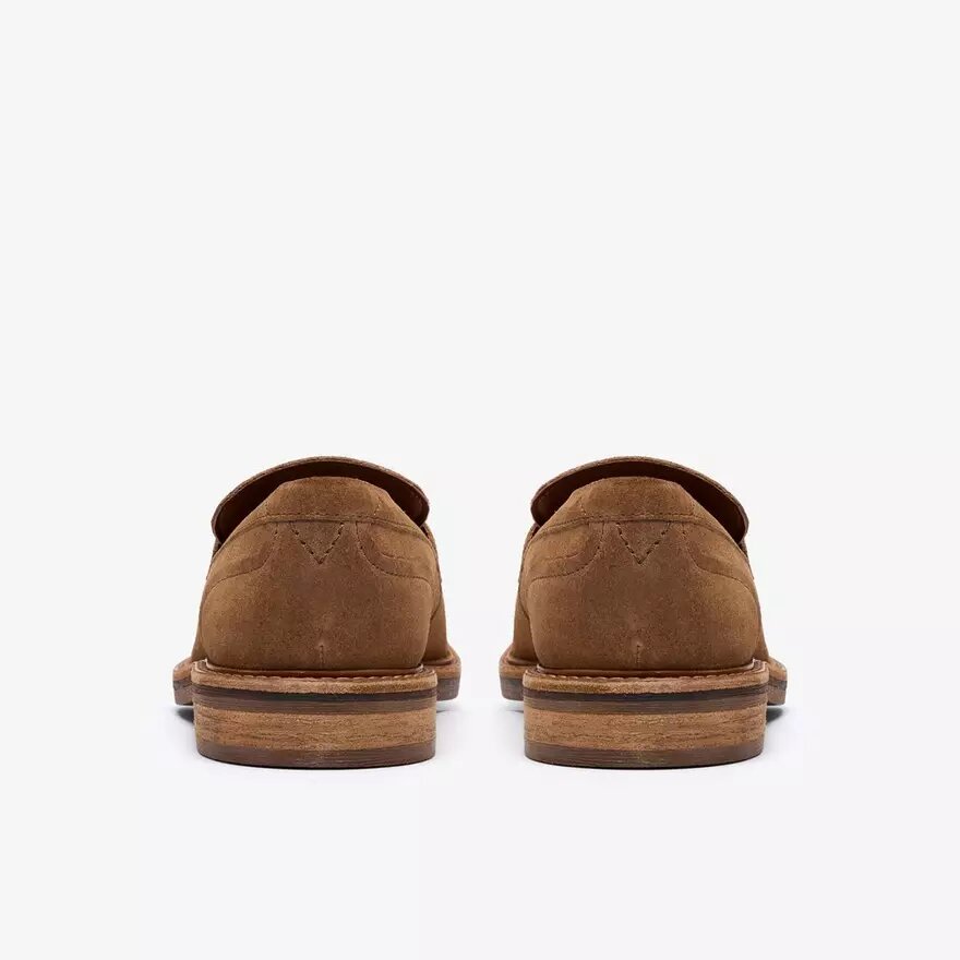 Aldwin Step Tan ruskindsloafers til mænd Aldwin Step Tan ruskindsloafers til mænd