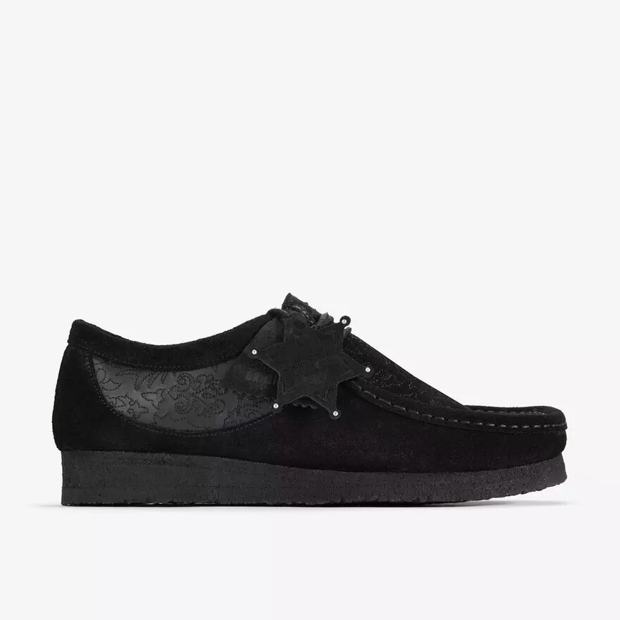 Andersson Bell X Wallabee sort broderi Andersson Bell X Wallabee sort broderi