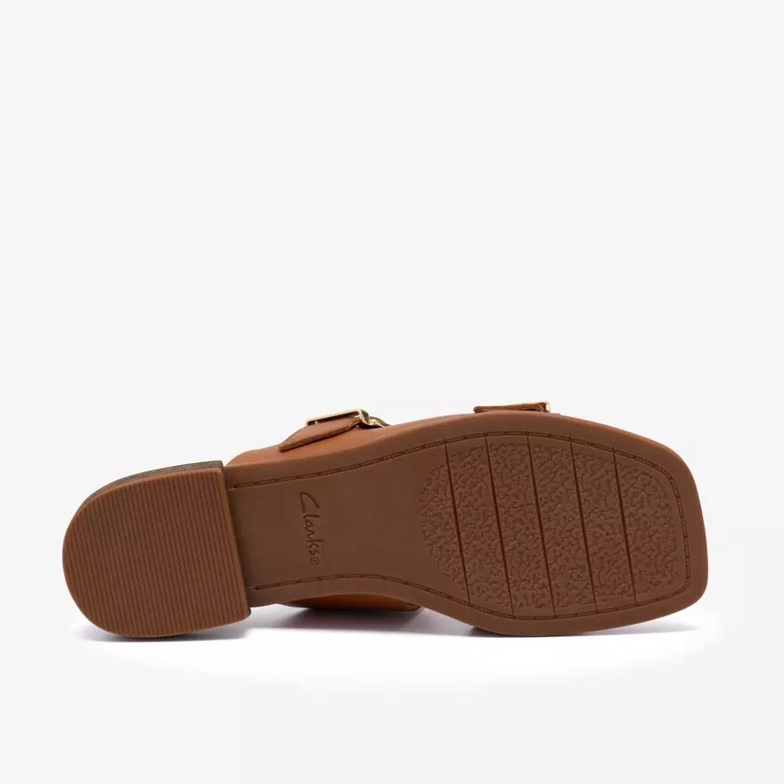 Ariany Bay flade sandaler i tan læder til kvinder Ariany Bay flade sandaler i tan læder til kvinder