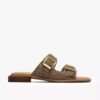 Ariany Bay flade sandaler med dyremønster til kvinder Ariany Bay flade sandaler med dyremønster til kvinder
