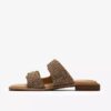 Ariany Bay flade sandaler med dyremønster til kvinder Ariany Bay flade sandaler med dyremønster til kvinder
