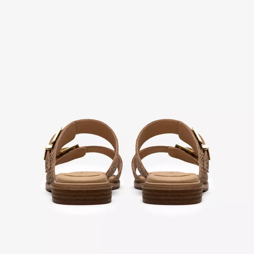 Ariany Bay flade sandaler med dyremønster til kvinder Ariany Bay flade sandaler med dyremønster til kvinder