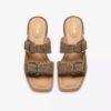 Ariany Bay flade sandaler med dyremønster til kvinder Ariany Bay flade sandaler med dyremønster til kvinder