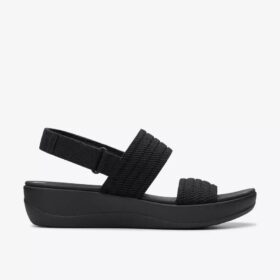 Arla Stroll Black Cloudsteppers™-kilehæle-sandaler til kvinder