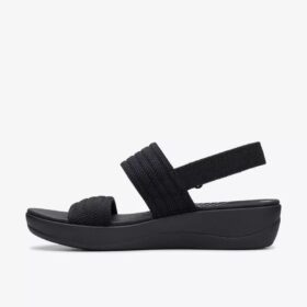 Arla Stroll Black Cloudsteppers™-kilehæle-sandaler til kvinder