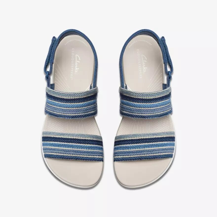 Arla Stroll Blue Cloudsteppers™-kilehæle-sandaler til kvinder Arla Stroll Blue Cloudsteppers™-kilehæle-sandaler til kvinder