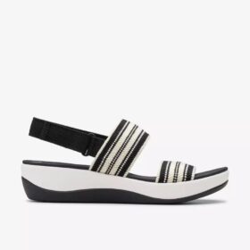 Arla Stroll sort flerfarvet Cloudsteppers™-sandaler til kvinder