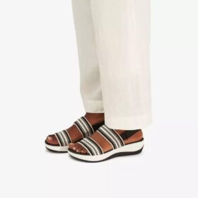 Arla Stroll sort flerfarvet Cloudsteppers™-sandaler til kvinder