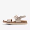 Arwell Glide Metallic kombinerede flade sandaler til kvinder Arwell Glide Metallic kombinerede flade sandaler til kvinder