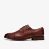 Bowburn Cap-brogues i tan læder til herre Bowburn Cap-brogues i tan læder til herre