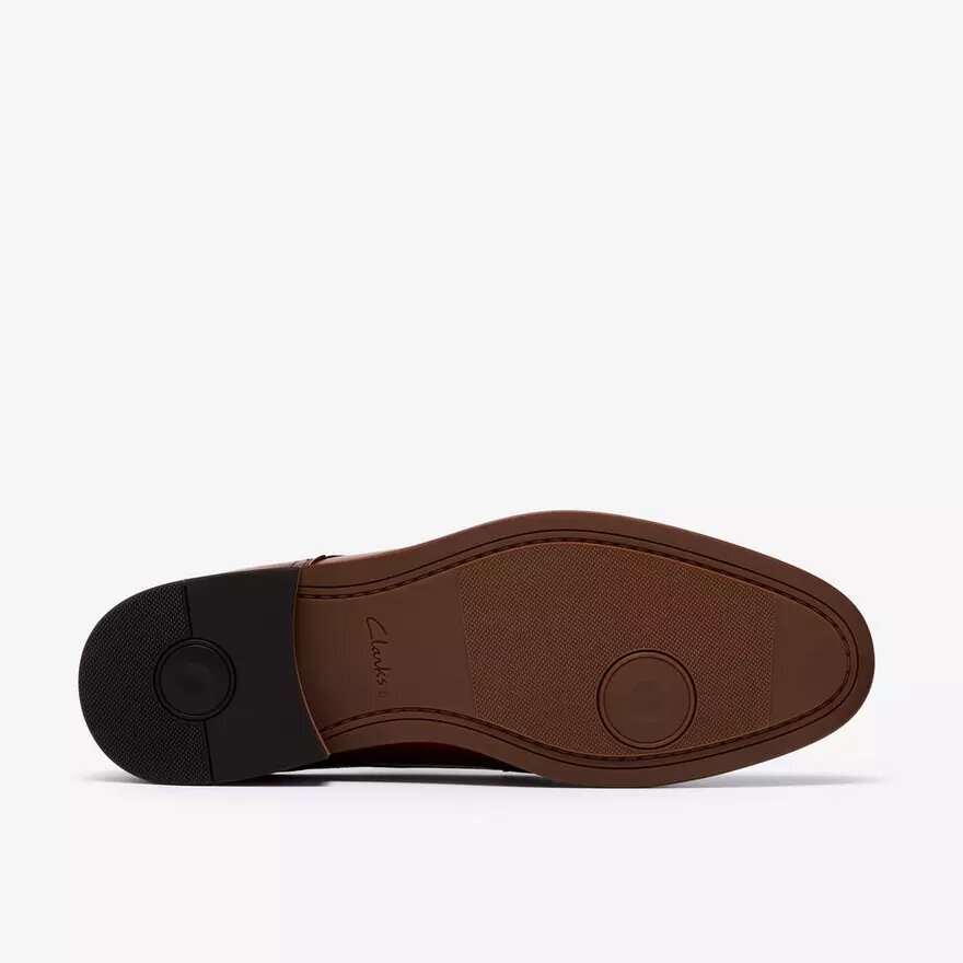 Bowburn Cap-brogues i tan læder til herre Bowburn Cap-brogues i tan læder til herre