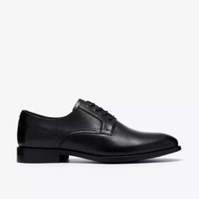Bowburn Lace sort læder-Oxford til herre