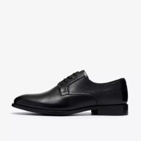 Bowburn Lace sort læder-Oxford til herre