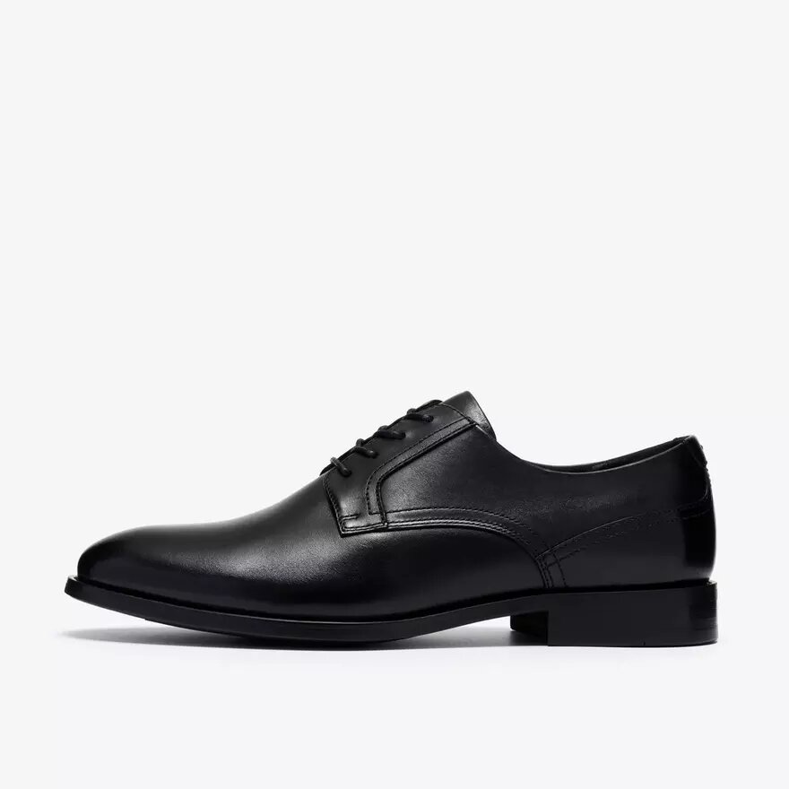 Bowburn Lace sort læder-Oxford til herre Bowburn Lace sort læder-Oxford til herre