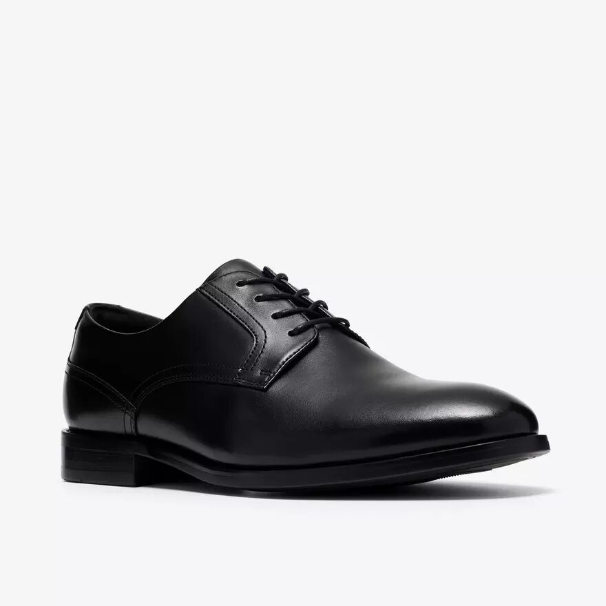 Bowburn Lace sort læder-Oxford til herre Bowburn Lace sort læder-Oxford til herre