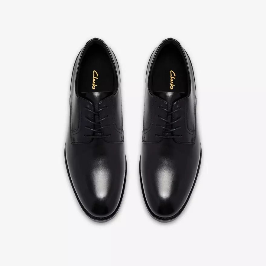 Bowburn Lace sort læder-Oxford til herre Bowburn Lace sort læder-Oxford til herre