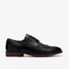 Bowburn Tip Oxfords i sort læder for herre Bowburn Tip Oxfords i sort læder for herre