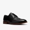Bowburn Tip Oxfords i sort læder for herre Bowburn Tip Oxfords i sort læder for herre