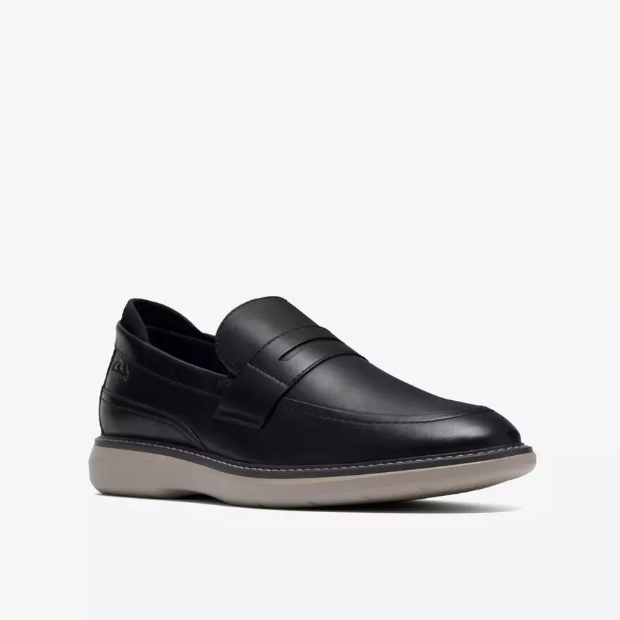 Brantin Loafer til mænd – Loafers i sort læder Brantin Loafer til mænd – Loafers i sort læder