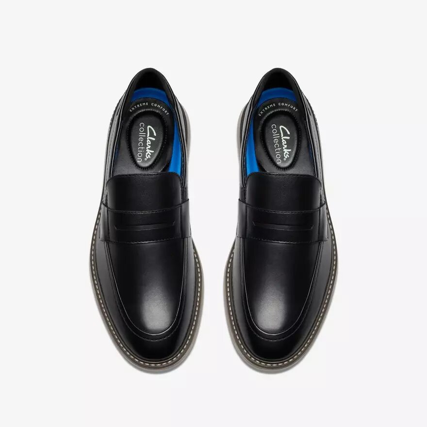 Brantin Loafer til mænd – Loafers i sort læder Brantin Loafer til mænd – Loafers i sort læder