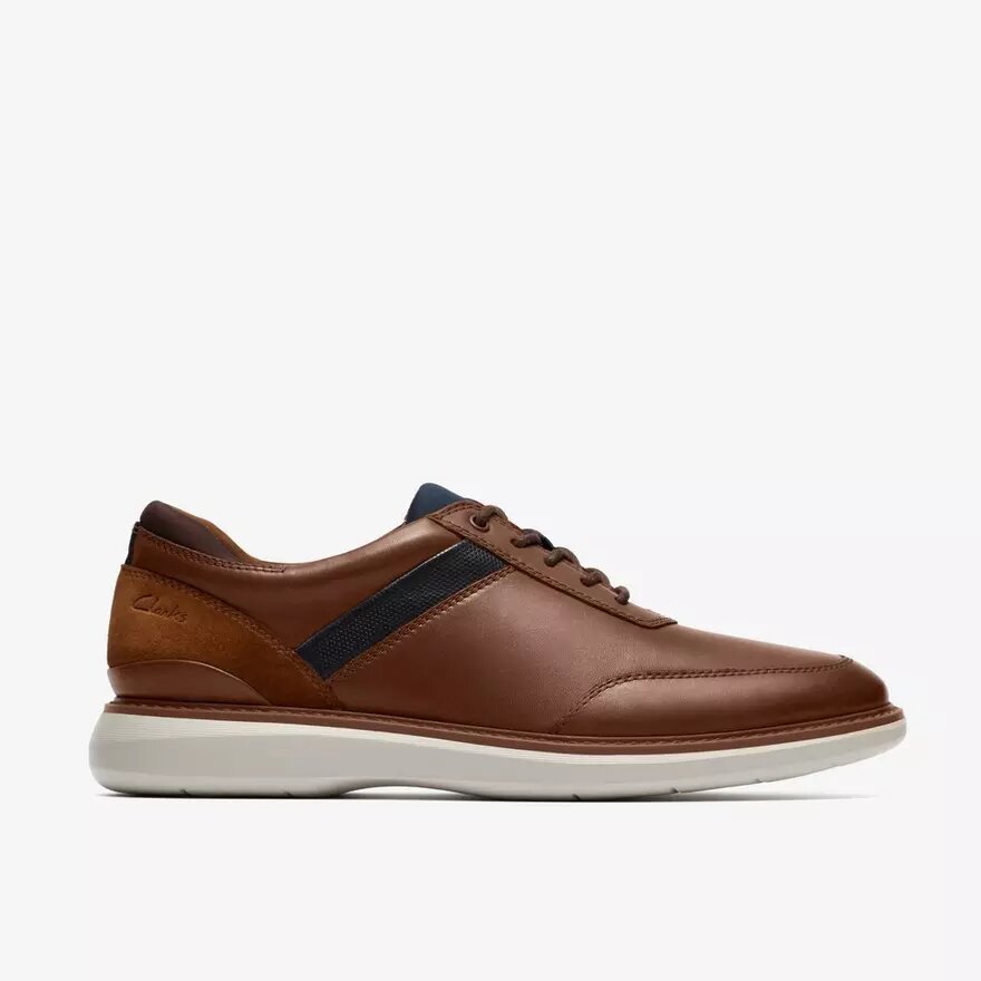 Brantin-Oxfords i tan læder til herre Brantin-Oxfords i tan læder til herre