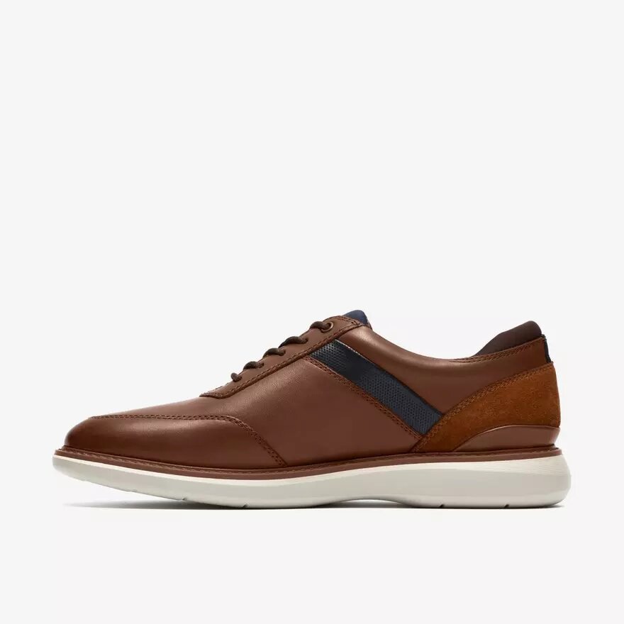 Brantin-Oxfords i tan læder til herre Brantin-Oxfords i tan læder til herre