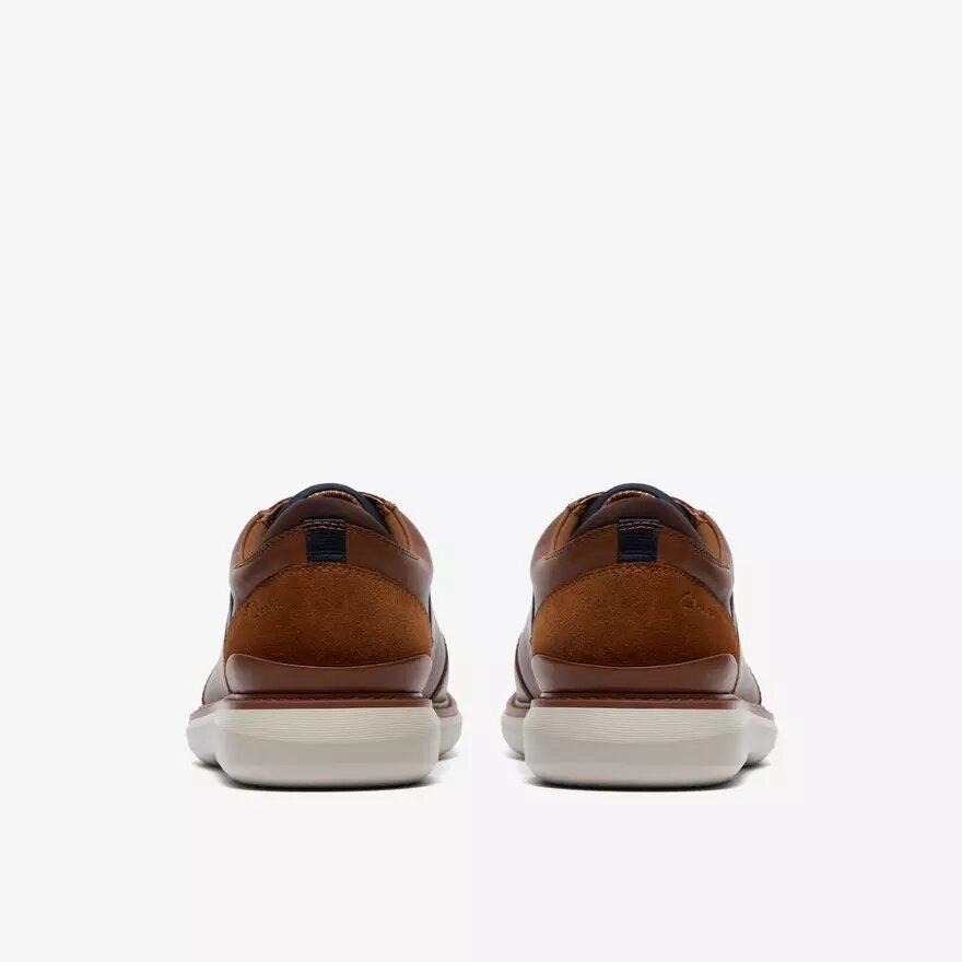 Brantin-Oxfords i tan læder til herre Brantin-Oxfords i tan læder til herre