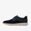 Brantin Plain Navy strikket derby-sko til mænd
