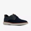 Brantin Plain Navy strikket derby-sko til mænd