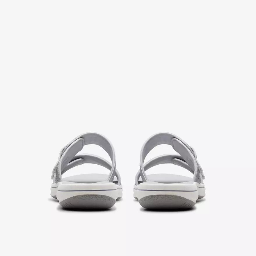 Breeze Maye Silver flade Cloudsteppers™-sandaler til kvinder Breeze Maye Silver flade Cloudsteppers™-sandaler til kvinder