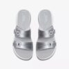 Breeze Maye Silver flade Cloudsteppers™-sandaler til kvinder Breeze Maye Silver flade Cloudsteppers™-sandaler til kvinder