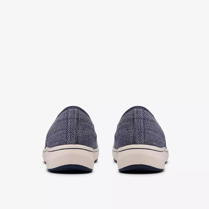 Breeze Sky Zoe navyblå Slip-ons i canvas til kvinder Breeze Sky Zoe navyblå Slip-ons i canvas til kvinder