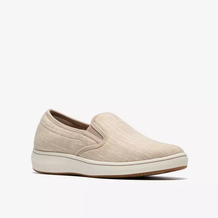 Breeze Sky Zoe Sand Canvas Slip-ons til kvinder Breeze Sky Zoe Sand Canvas Slip-ons til kvinder