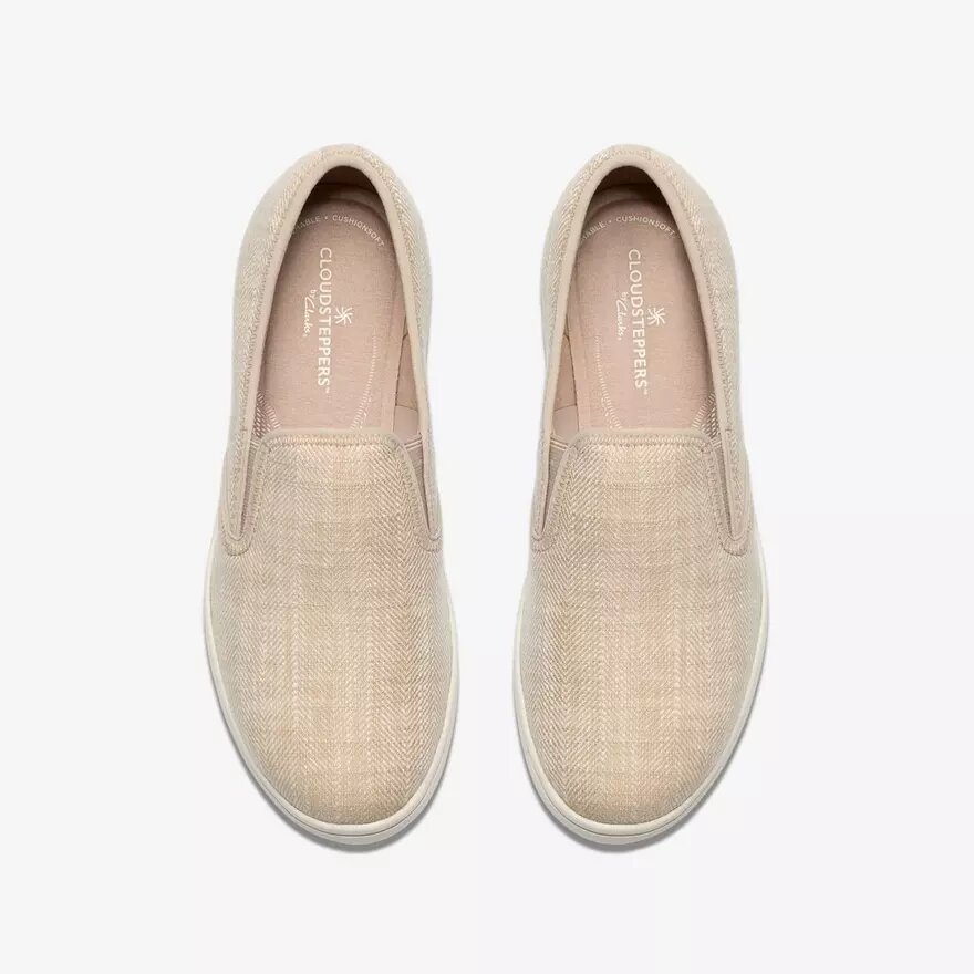 Breeze Sky Zoe Sand Canvas Slip-ons til kvinder Breeze Sky Zoe Sand Canvas Slip-ons til kvinder