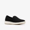 Breeze Sky Zoe sort canvas-Slip-ons til kvinder Breeze Sky Zoe sort canvas-Slip-ons til kvinder