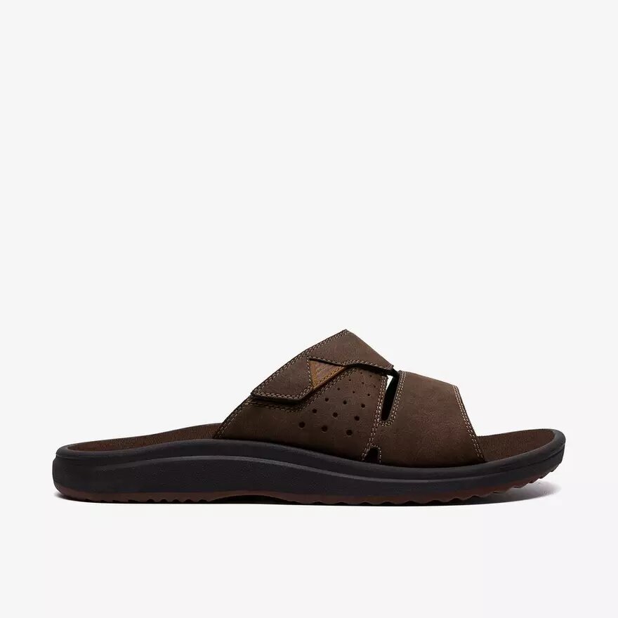 Breeze Slide mørkebrune Flip-flops til mænd | clarks Breeze Slide mørkebrune Flip-flops til mænd | clarks