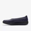 Breezesky Air Navy tekstil-slip-ons til kvinder Breezesky Air Navy tekstil-slip-ons til kvinder
