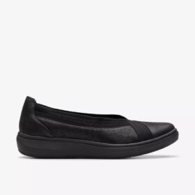 Breezesky Air sort tekstil-Slip-ons til kvinder