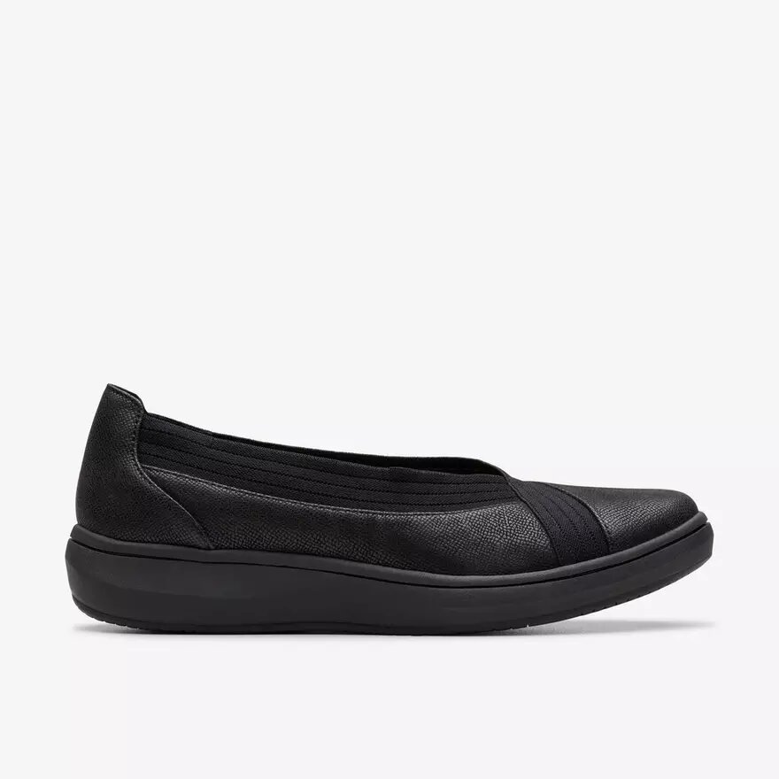 Breezesky Air sort tekstil-Slip-ons til kvinder Breezesky Air sort tekstil-Slip-ons til kvinder