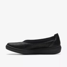 Breezesky Air sort tekstil-Slip-ons til kvinder